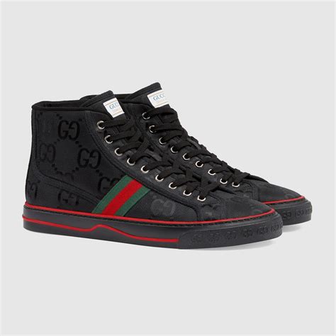 zapatillas gucci negra